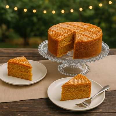 Torta de Naranja con Arequipe sin azúcar