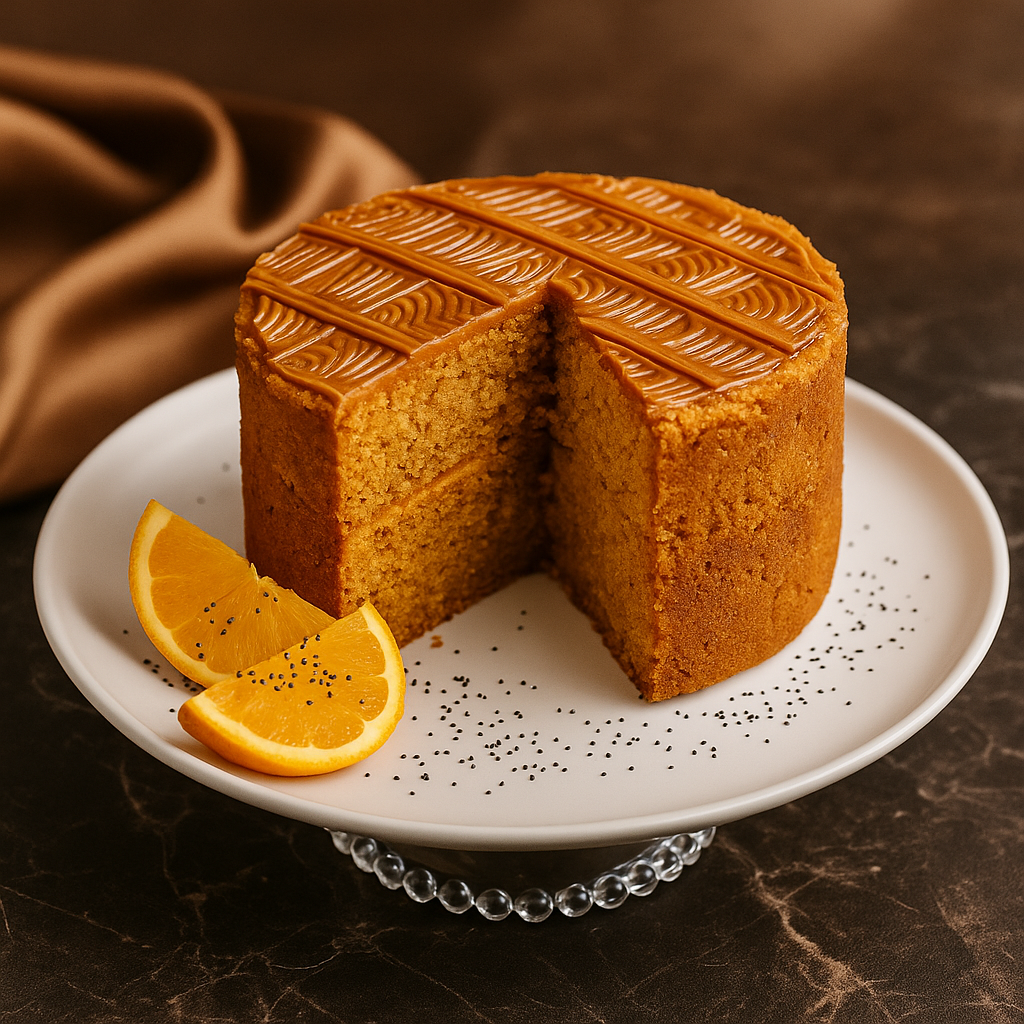 Torta de Naranja con Arequipe sin azúcar
